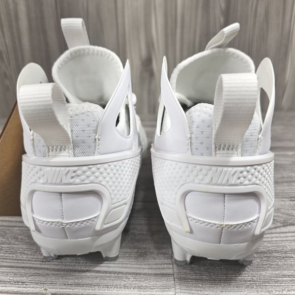 Nike Men\'s Huarache 9 Elite Mid LAX White Lacrosse Cleats - Men\'s Size 8.5 - NEW main image 4